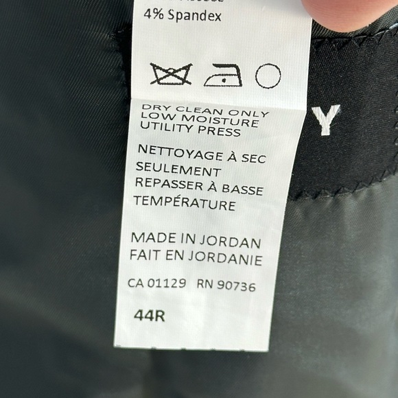 DKNY Single Breasted Double Button Blazer Suit Jacket - Charcoal - size 46R - Picture 5 of 8